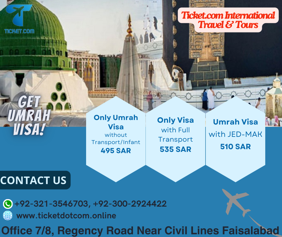 "Trusted Umrah Visa Solutions - Ticket.com International Travel & Tours"